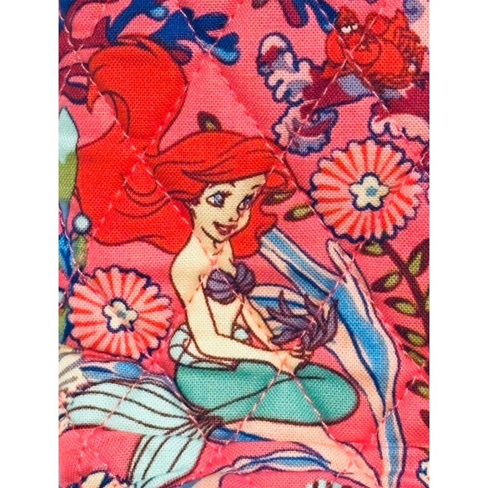 Vera Bradley Ariel’s Pink Lagoon Small Vera Tote Purse Bag Little Mermaid EXACT - Picture 13 of 16